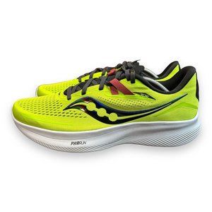 New! Saucony‎ Men's Ride 15 Running Size 12 Acid Lime/ Spice |S20729-25|